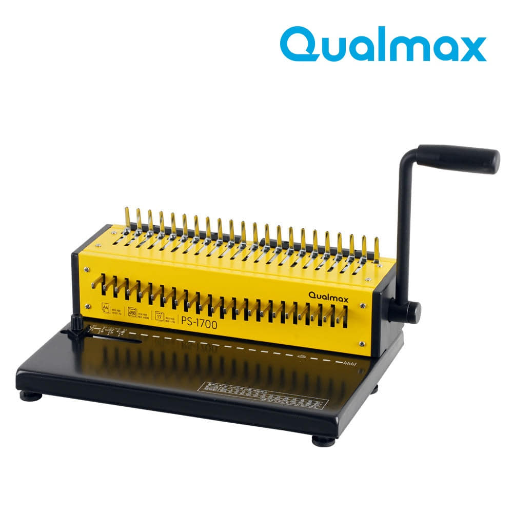 플라스틱링 제본기 Qualmax PS-1700 제본표지100매+링100개 증정